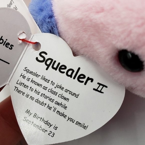 NWT 2023 Beanie Babies Peace II Peanut II Squealer II 30th Anniversary Lot of 3 - Picture 8 of 10